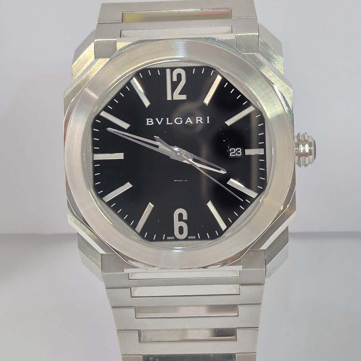 Thumbnail von Bulgari Octo Full Steel Black Dial 41mm Automático Completo