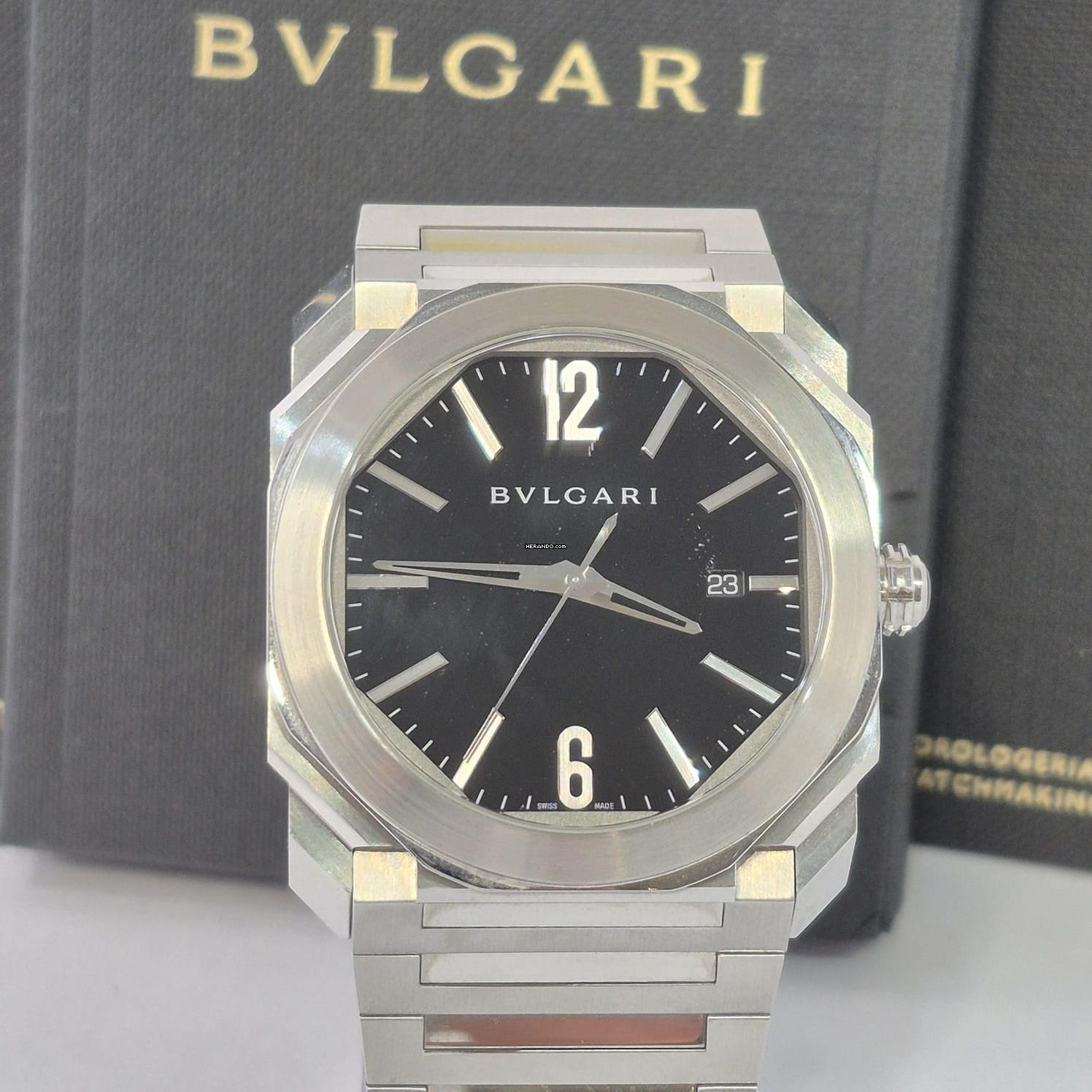 Thumbnail von Bulgari Octo Full Steel Black Dial 41mm Automático Completo