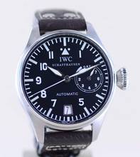 Thumbnail von IWC Große Fliegeruhr Big Pilot's Stahl Black 46mm 7-Tage Werk Automatik Fliegeruhr Pellaton