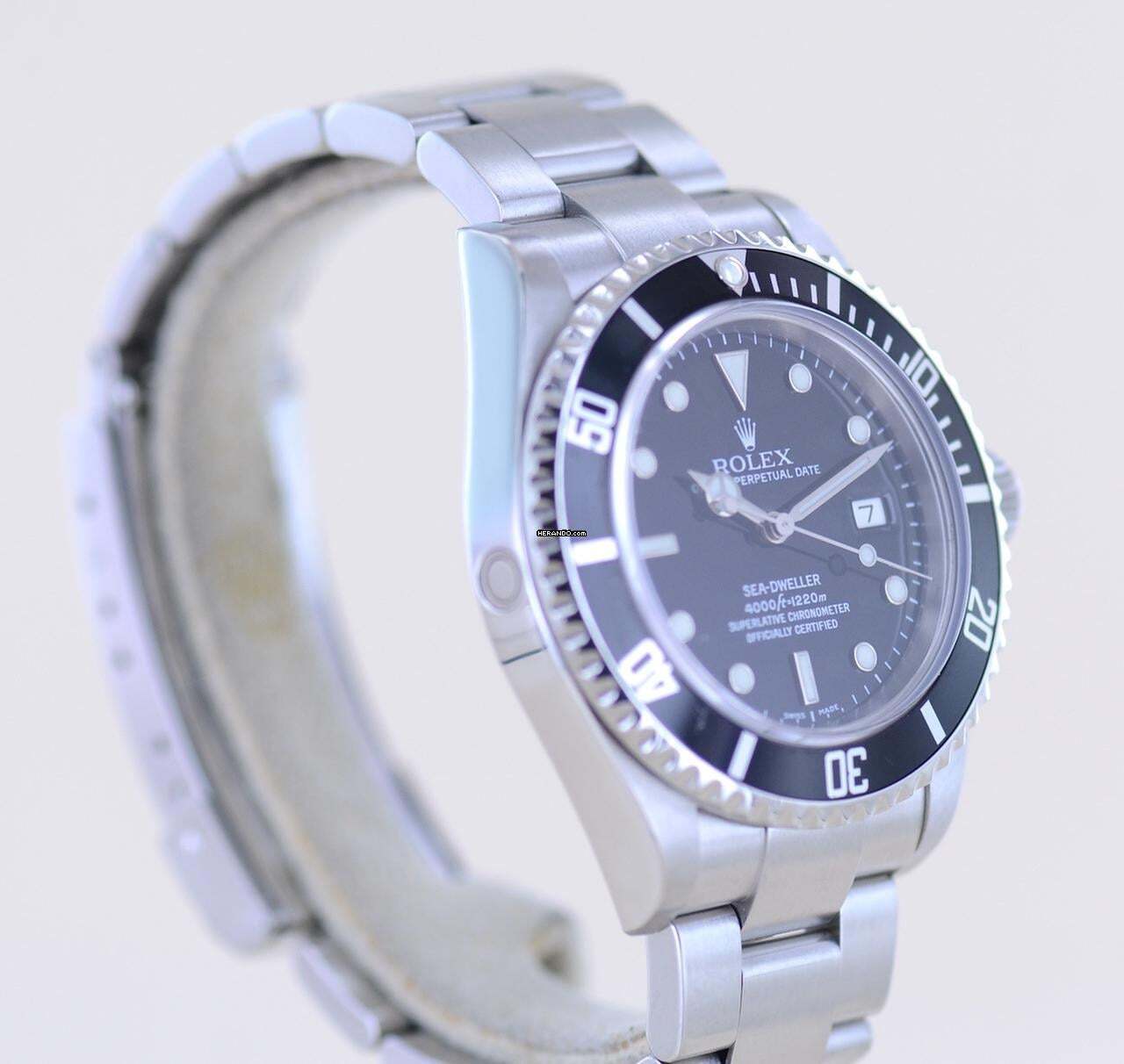 Thumbnail von Rolex Sea-Dweller 4000 16600T Klassiker Z-Serie SEL Klassiker Taucheruhr Diver