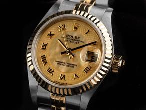 Thumbnail von Rolex Lady-Datejust Ref.79173 2002 Full Set sehr gut Vintage Datejust Lady Perlmutt
