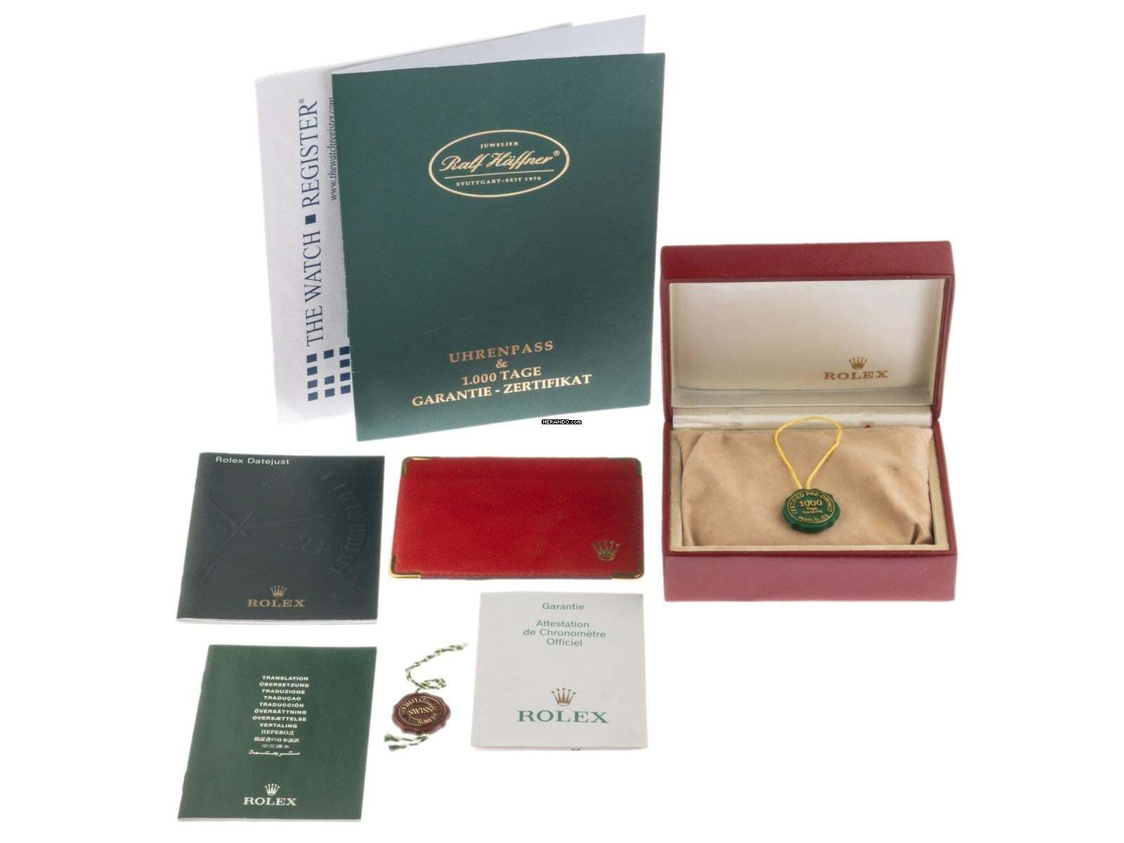 Thumbnail von Rolex Lady-Datejust Ref.79173 2002 Full Set sehr gut Vintage Datejust Lady Perlmutt