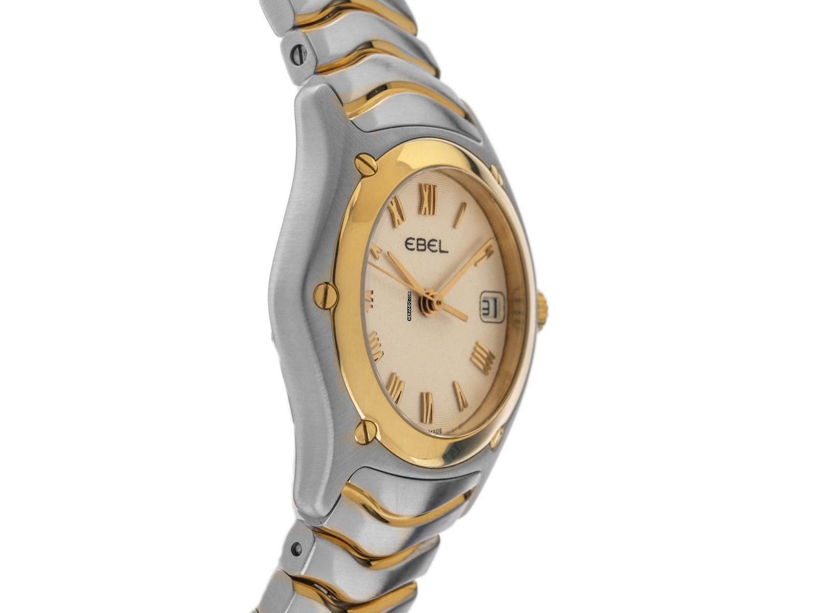 Thumbnail von Ebel Classic Wave Ref.1087F21 2000 original Box sehr gut Vintage Classic Wave