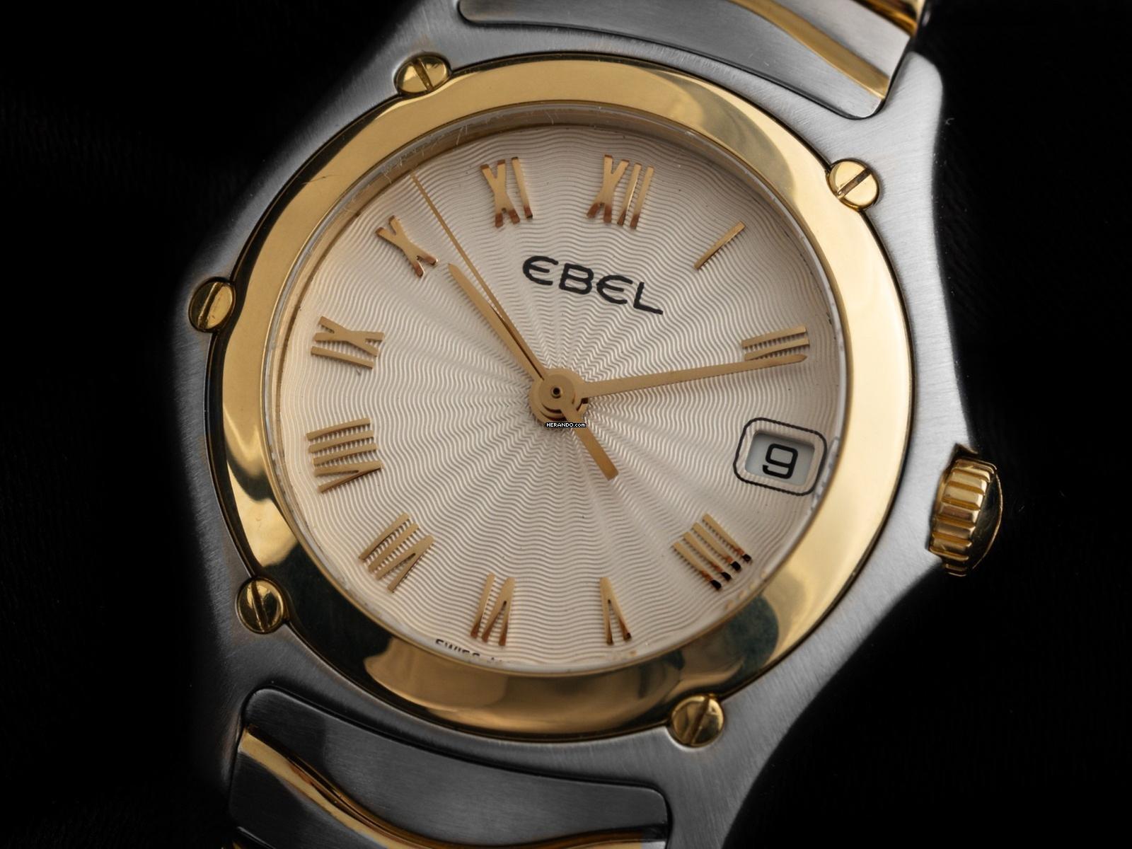 Thumbnail von Ebel Classic Wave Ref.1087F21 2000 original Box sehr gut Vintage Classic Wave