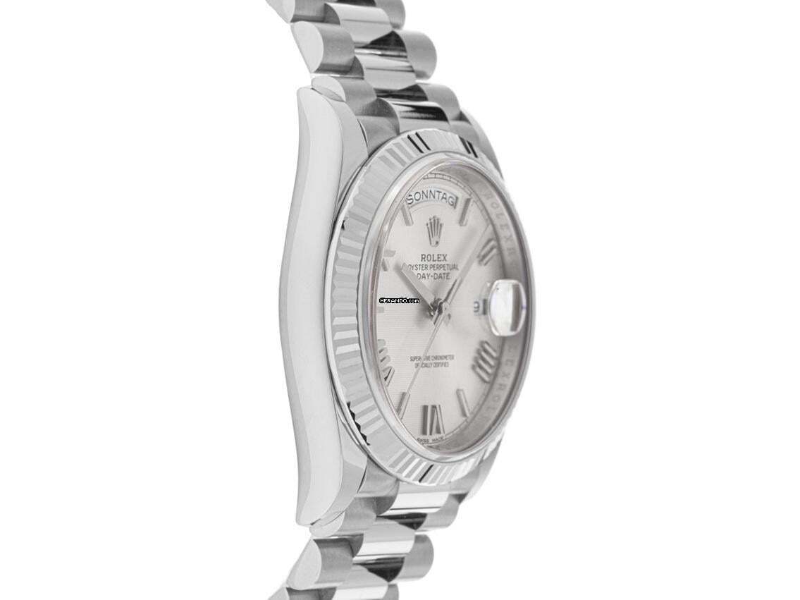 Thumbnail von Rolex Day-Date 40 Ref.228239 2015 Full Set wie Neu Vintage Day-Date 18kt Weißgold