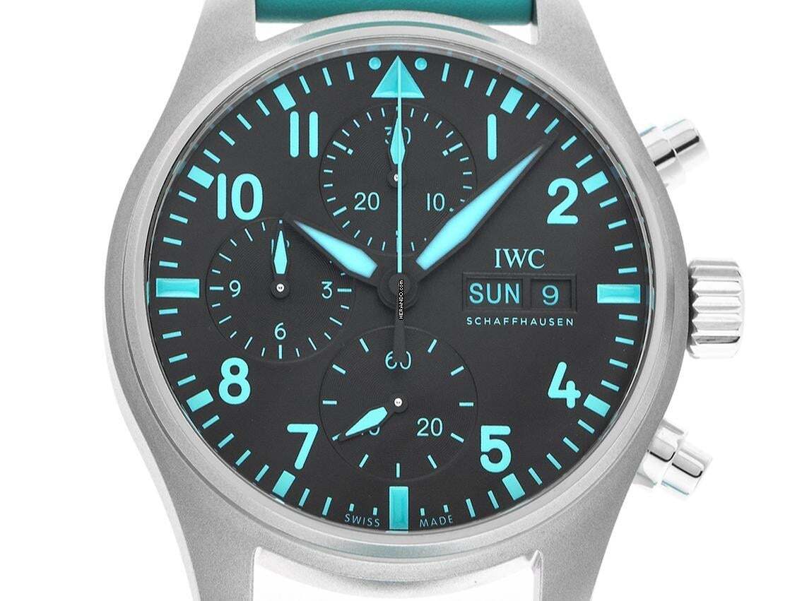 Thumbnail von IWC Fliegeruhr Chronograph Pilot’s Watch Chronograph Ref.IW388108 2026 Full Set Ungetragen Pilot’s Watch Performance Chronograph 41 Mercedes-AMG PETRONAS Formula One™ Team Titan