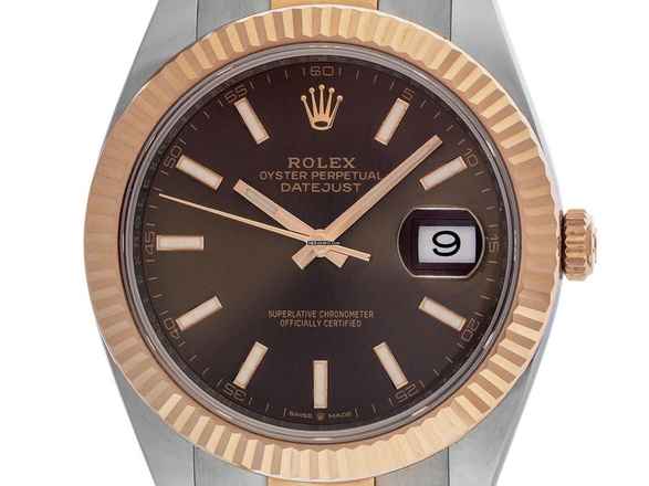  Rolex Datejust 41 Ref.126331 2025 Full Set Ungetragen Datejust Schoko Dial 