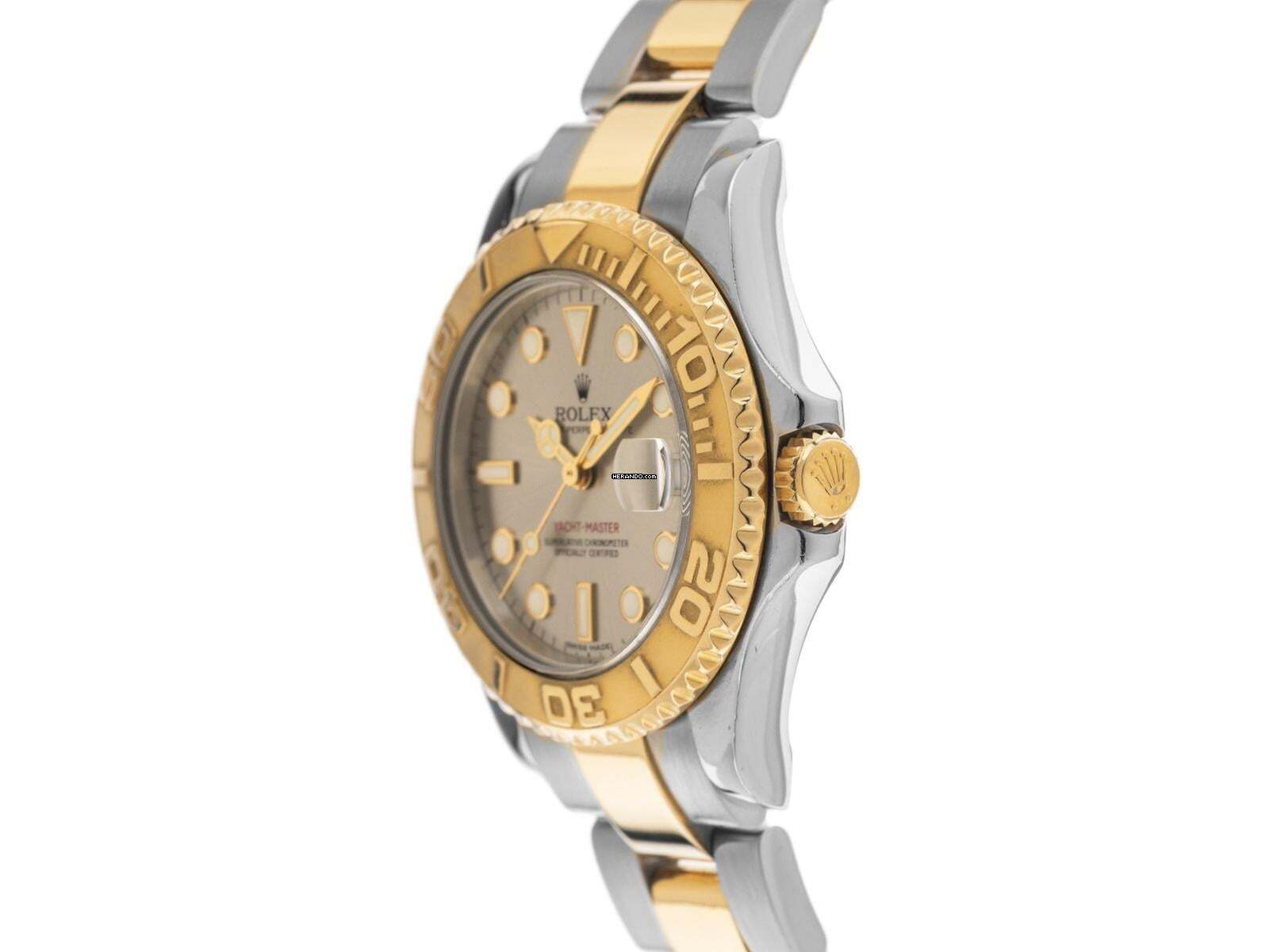 Thumbnail von Rolex Yacht-Master Medium Ref.68623 1996 Box&Beschreibung sehr gut Vintage Yacht-Master Medium open 6/9