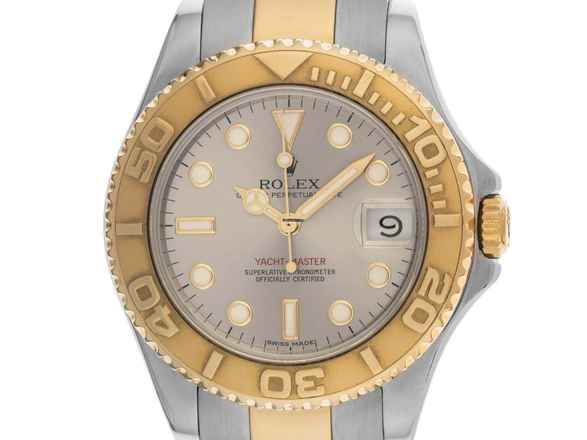  Rolex Yacht-Master Medium Ref.68623 1996 Box&Beschreibung sehr gut Vintage Yacht-Master Medium open 6/9 