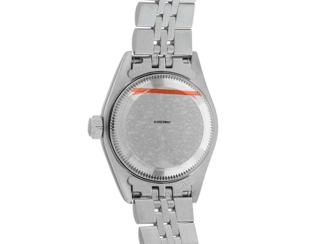 Thumbnail von Rolex Lady-Datejust Diamanten Ref.69174 1992 LC 100 Box&Beschreibung sehr gut Vintage Datejust Lady Diamanten open 6/9