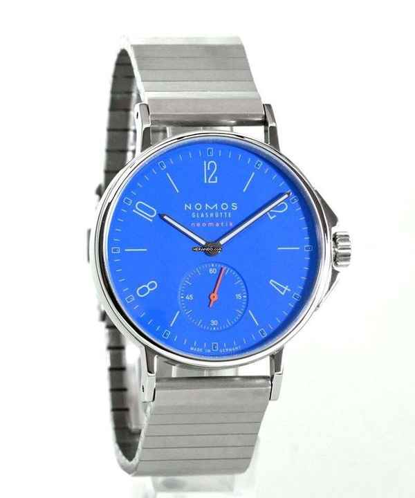  NOMOS Ahoi Neomatik Signalblau Ref. 562 