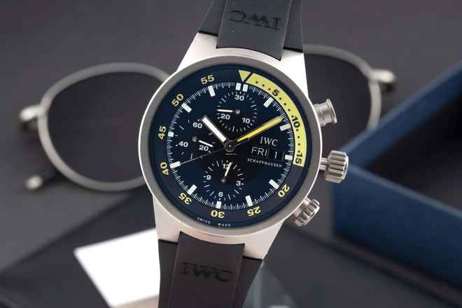 IWC Aquatimer Chronograph Schaffhausen Aquatimer Chronograph Automatik Titan Ref. IW371918 B&P 2007