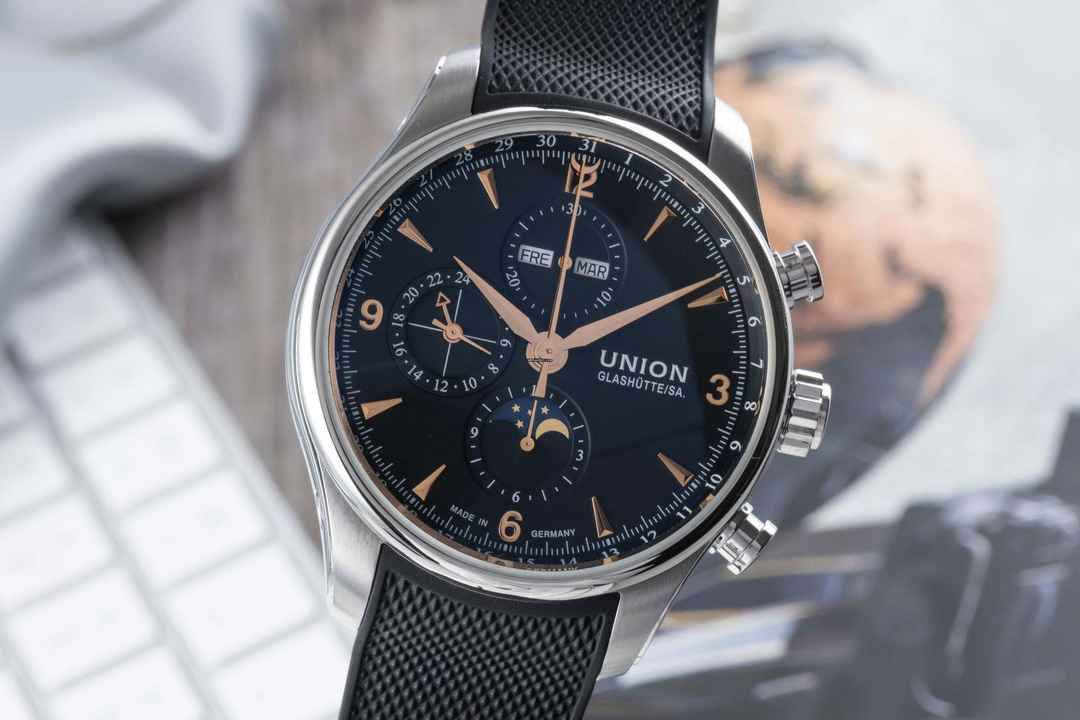 Union Glashütte Belisar Chronograph ステンレススチール 自動巻き Ref. D0094251705701 箱