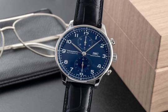 IWC Portugieser Chronograph Limited Edition 150 Years Automatik Ref IW371601 B&P 