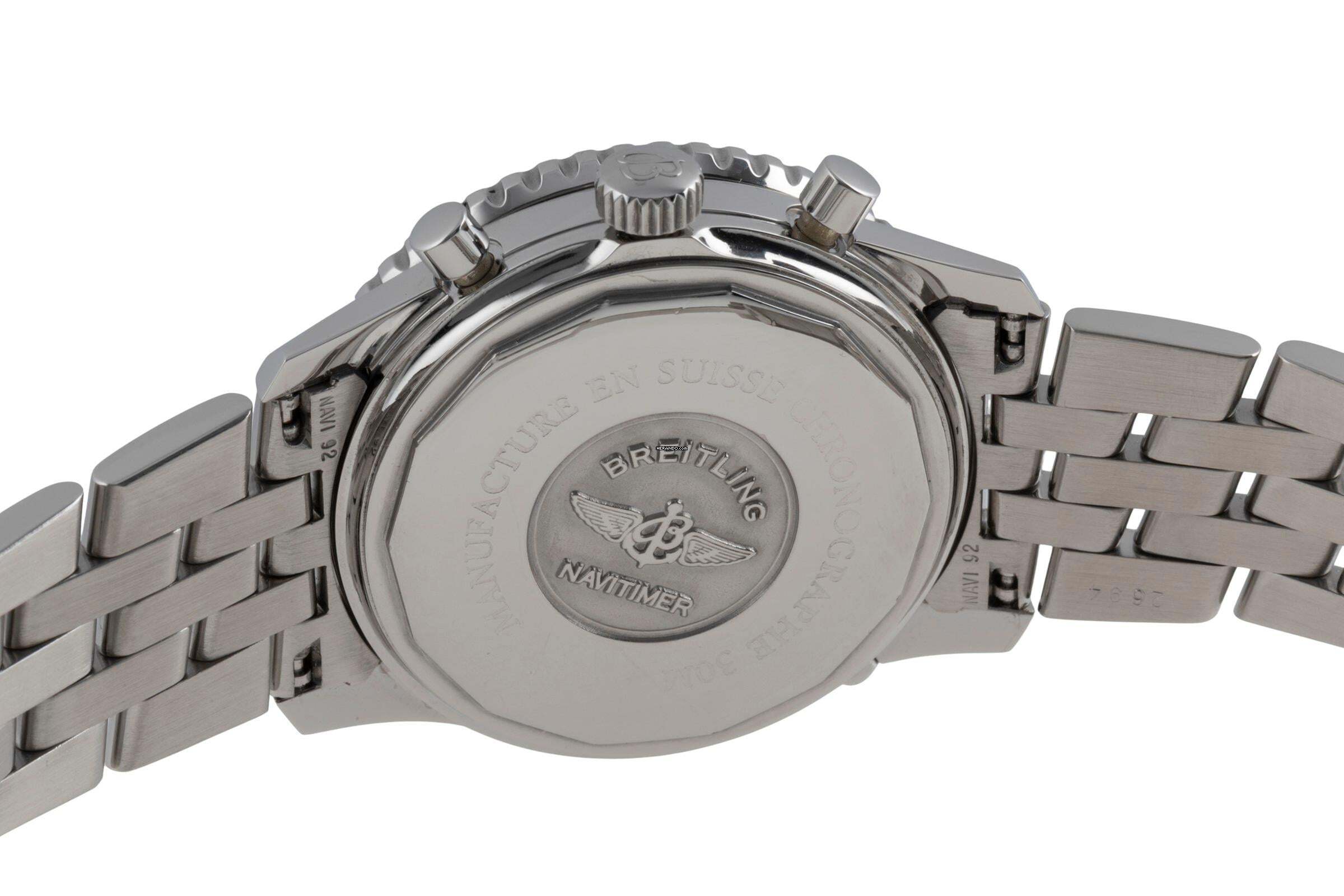 Thumbnail von ブライトリング ナビタイマー エアボーン クロノグラフ オートマチック ステンレス メンズ腕時計 Ref. A33030