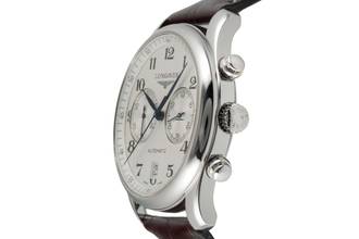 Thumbnail von Longines Master Collection Chronograph in acciaio automatico Ref L2.629.4 B&P 2008