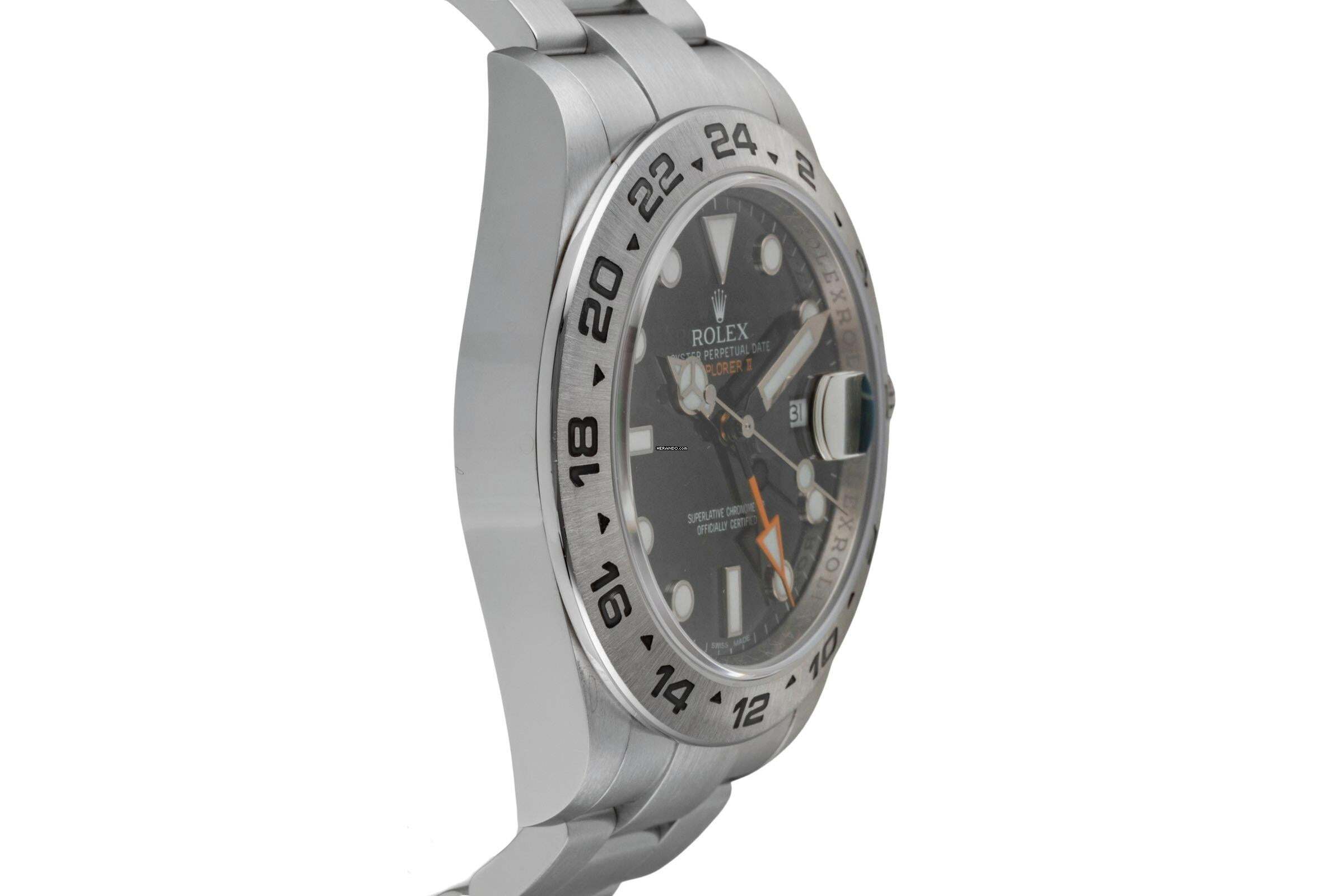 Thumbnail von Rolex Explorer II Black Dial Edelstahl Automatik Herrenuhr Ref. 216570 B&P 2016