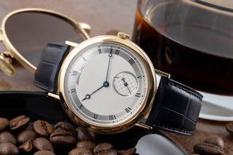 Thumbnail von Breguet Classique 18K (0,750) Gold Automatik Herrenuhr Ref. 5140 Box Klassiker