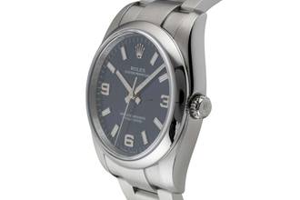 Thumbnail von Rolex Air King 34 Blue Dial Oyster Edelstahl Automatik Ref. 114200