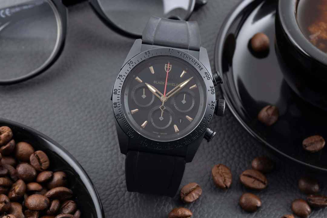  Tudor Fastrider Black Shield Chronograph Automatik Herrenuhr Ref. 42000CN Box 