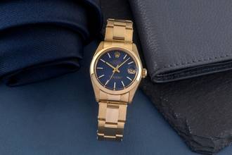Thumbnail von Rolex Datejust 31 18K Gold (0,750) Stahl Automatik Damenuhr Ref. 6824 Klassiker