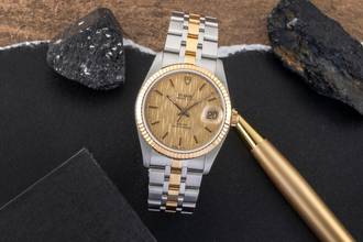 Thumbnail von Tudor Prince Date Stahl / Gold Linen Dial Automatik Ref. 74033 Paper 2001