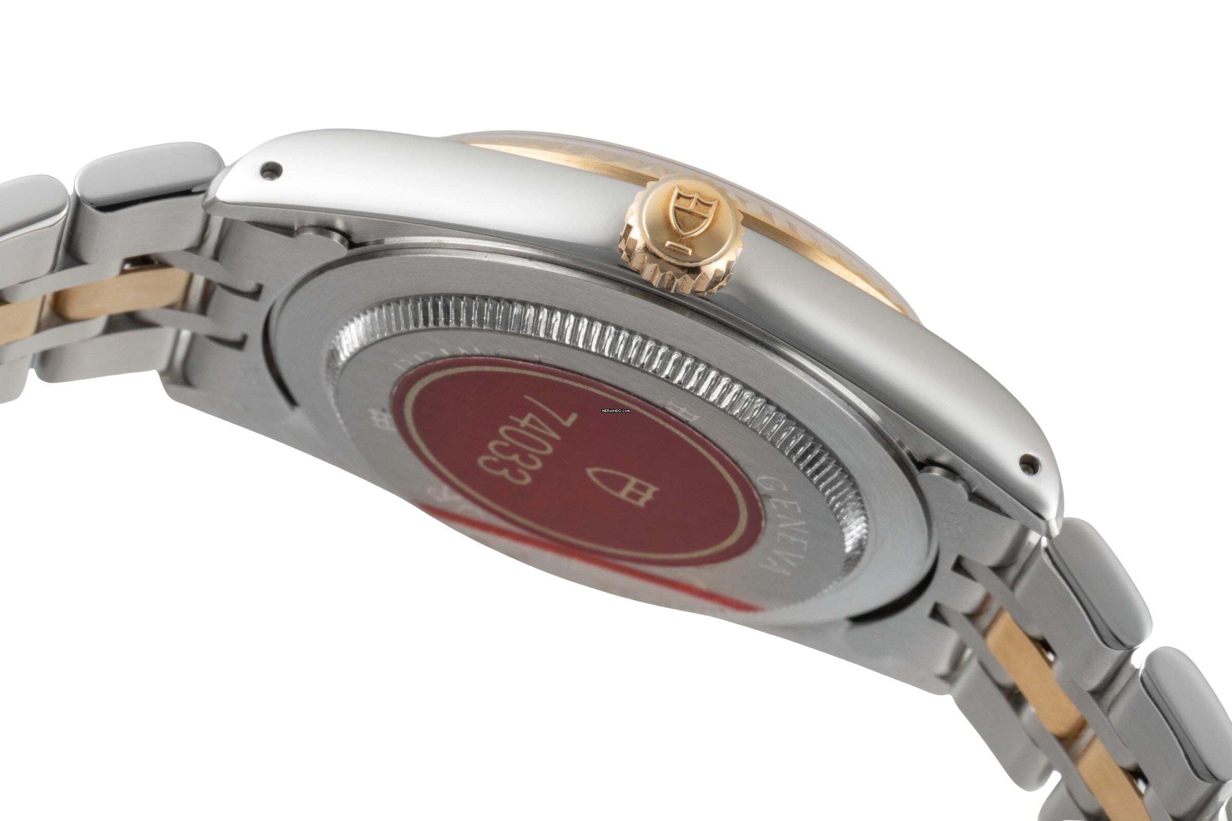 Thumbnail von Tudor Prince Date Stahl / Gold Linen Dial Automatik Ref. 74033 Paper 2001