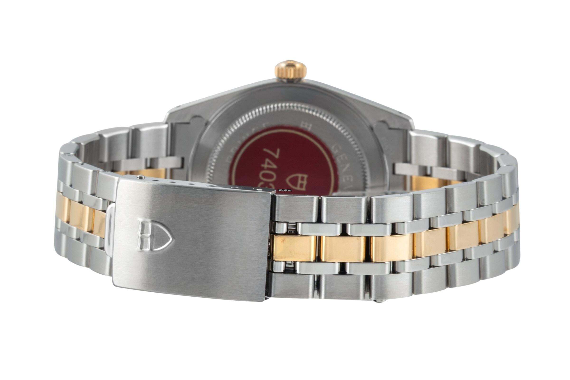 Thumbnail von Tudor Prince Date Stahl / Gold Linen Dial Automatik Ref. 74033 Paper 2001