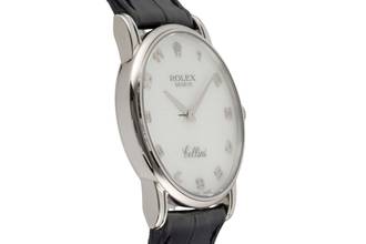 Thumbnail von Rolex Cellini 18k (0,750) Weissgold Handaufzug Herrenuhr Ref. 5116 Klassiker