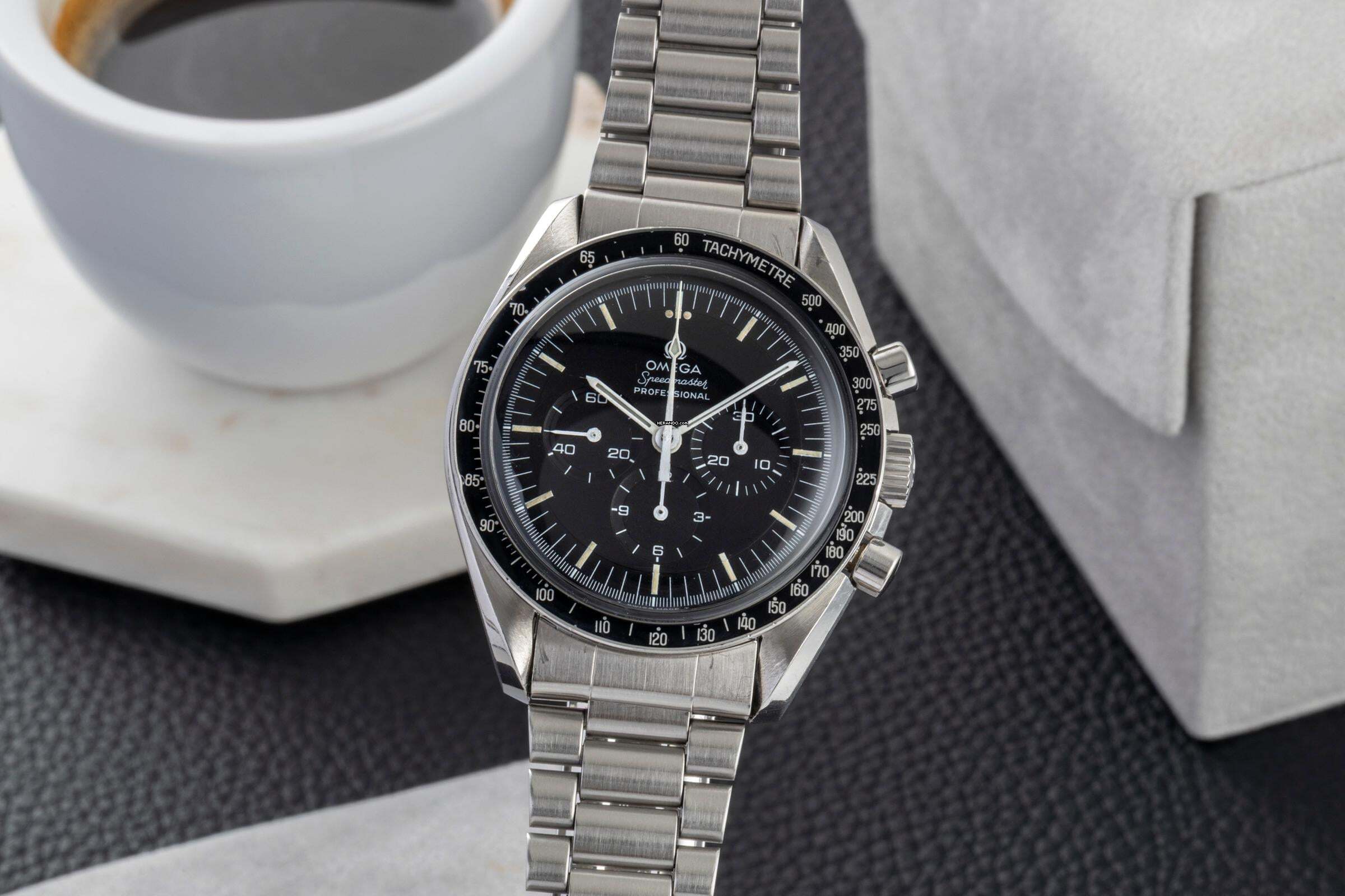 Thumbnail von Omega Speedmaster Professional Moonwatch Pre-Moon Chronograph Manual Wind Ref. 145.022.68ST