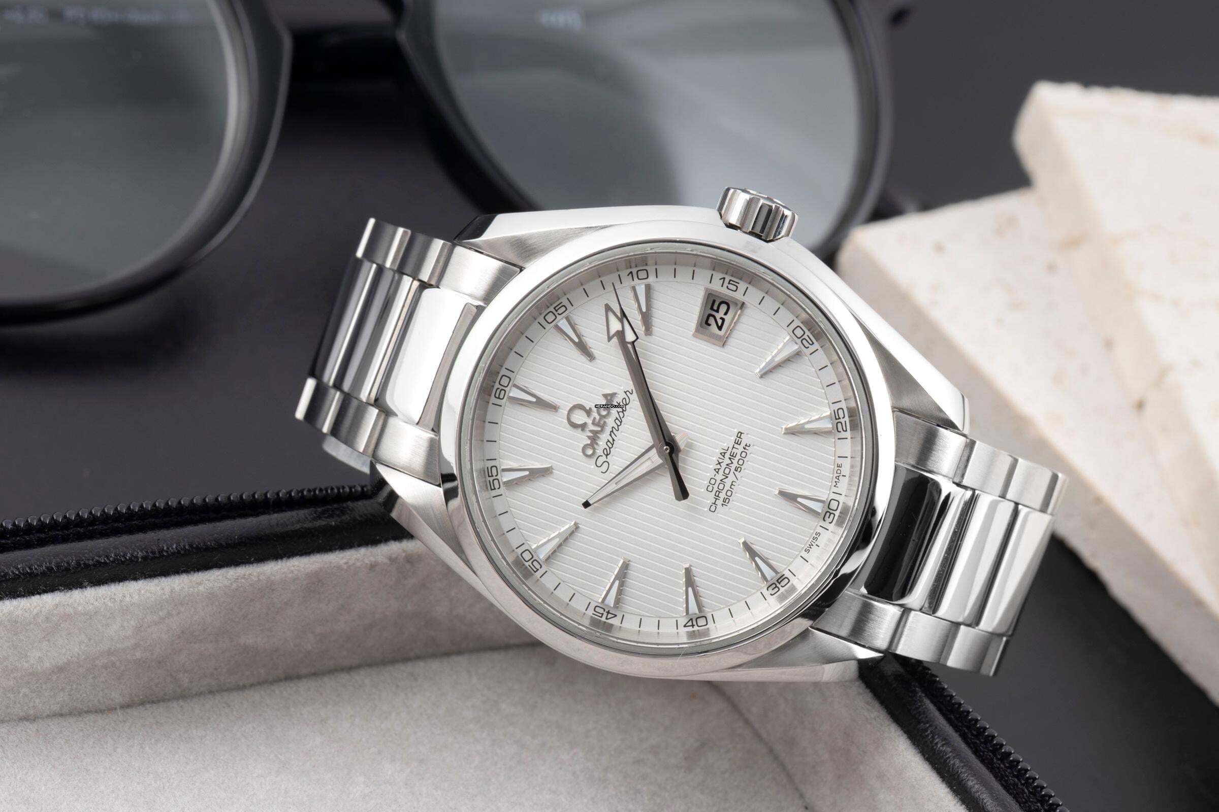 Thumbnail von Omega Seamaster Aqua Terra acier automatique montre pour homme 231.13.39.21.02.001 papiers 2020