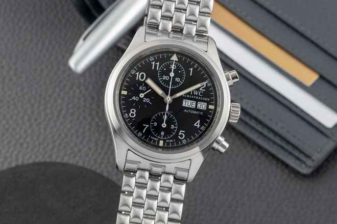  IWC Fliegeruhr Chronograph Fliegerchronograph Chronograph Stahl Automatik Herrenuhr Ref. IW370607 