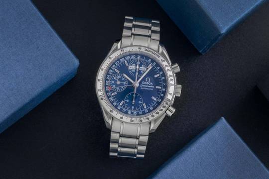  Omega Speedmaster Day Date Chronograph Automatik Edelstahl Ref. 3523.80.00 