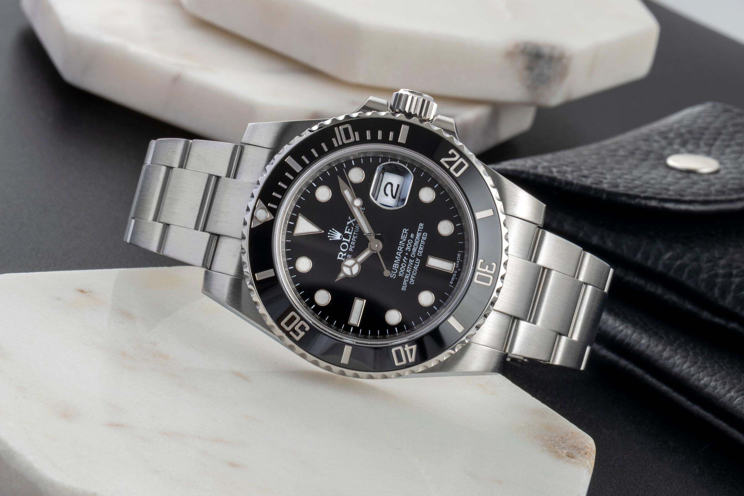 Thumbnail von Rolex Submariner Date 40 Stahl Automatik Herrenuhr Ref. 116610 Box