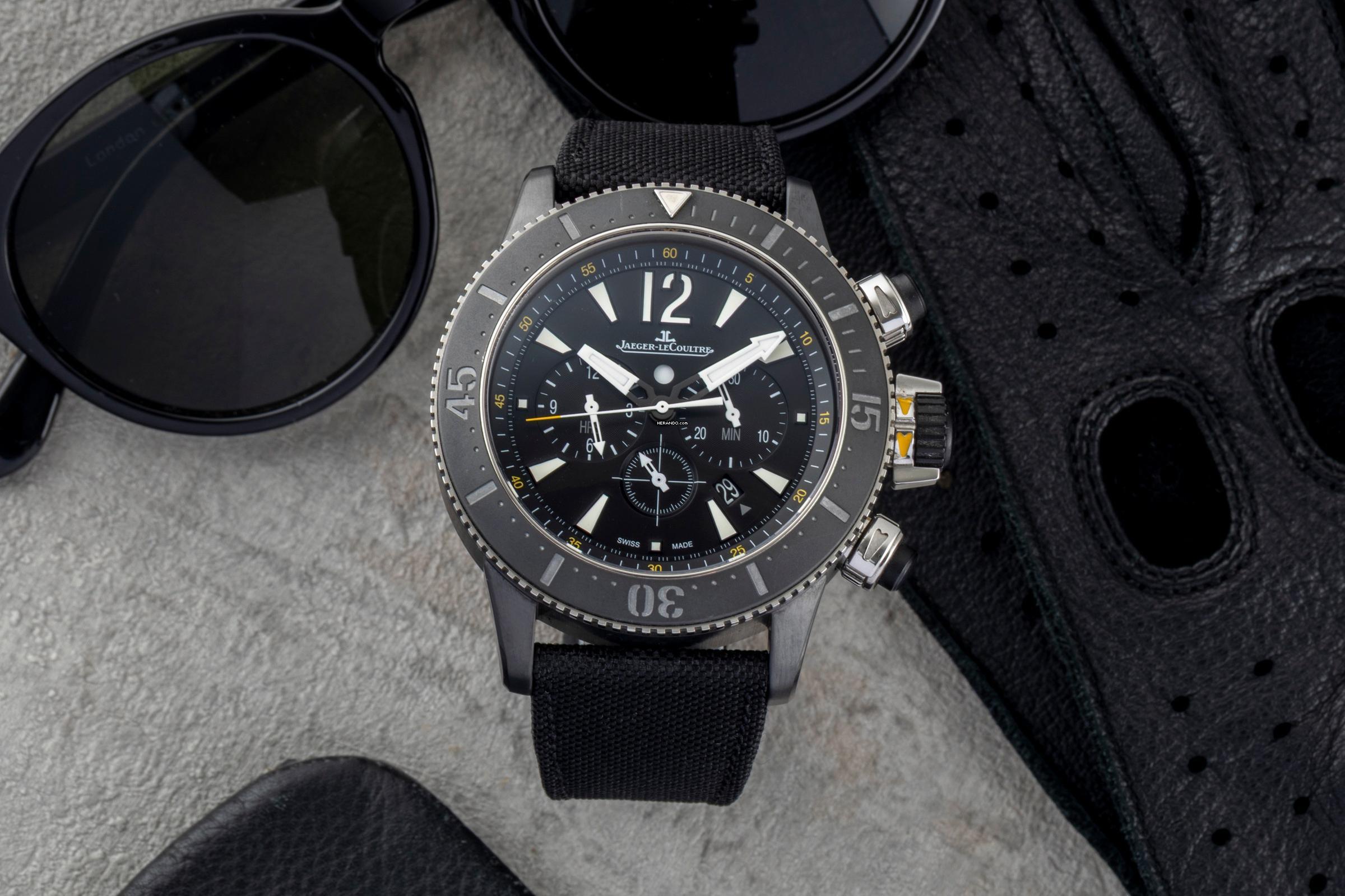  Jaeger-LeCoultre Master Compressor Diving Chronograph GMT Navy SEALs Automatik Titan Ref. Q178T471 159.T.C7 Papers 