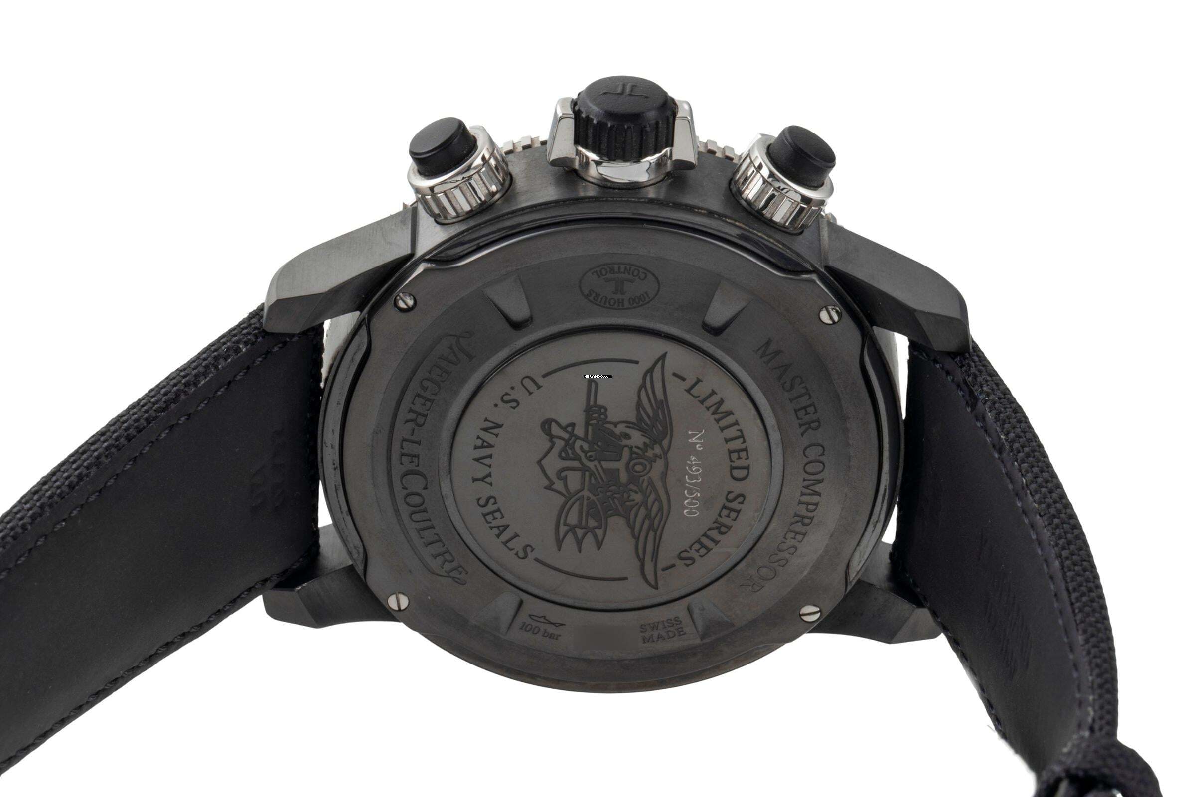 Thumbnail von Jaeger-LeCoultre Master Compressor Diving Chronograph GMT Navy SEALs Automatik Titan Ref. Q178T471 159.T.C7 Papers