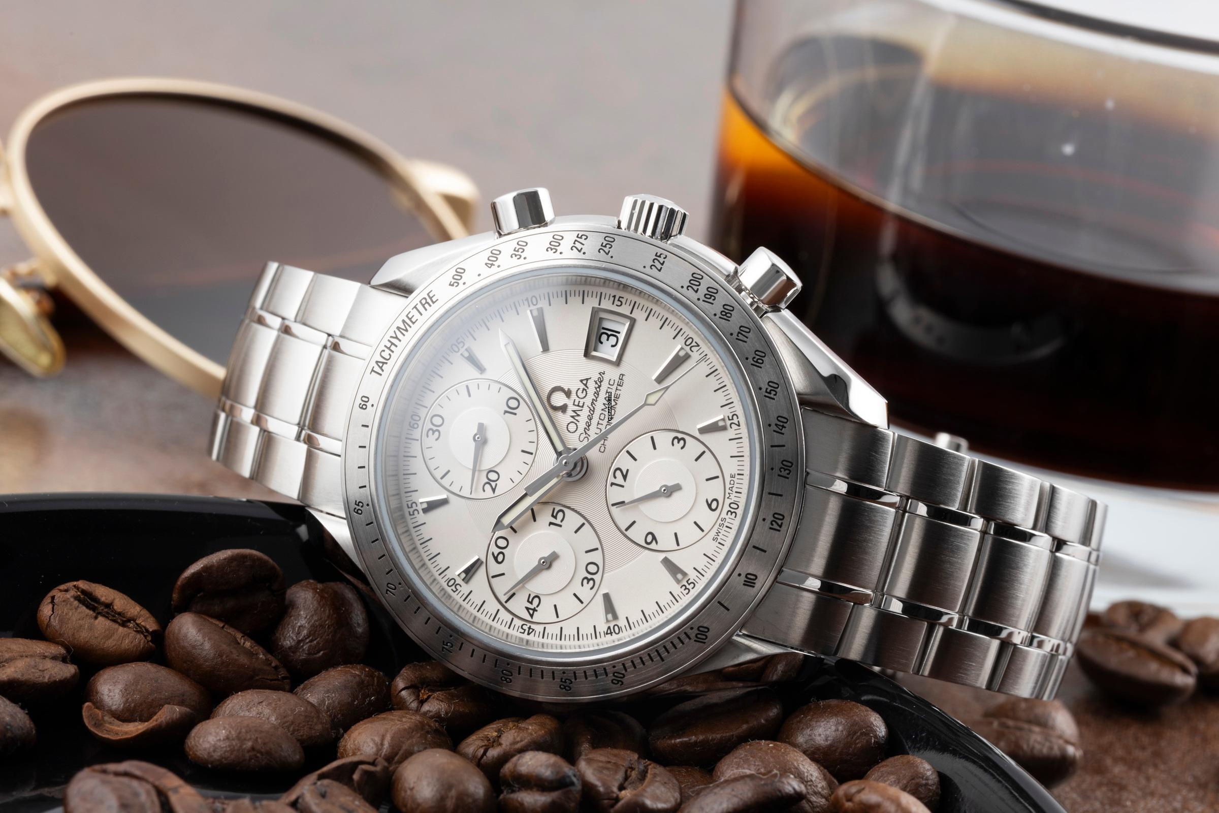 Thumbnail von Omega Speedmaster Date Chronograph Stahl Automatik Ref. 3211.30.00