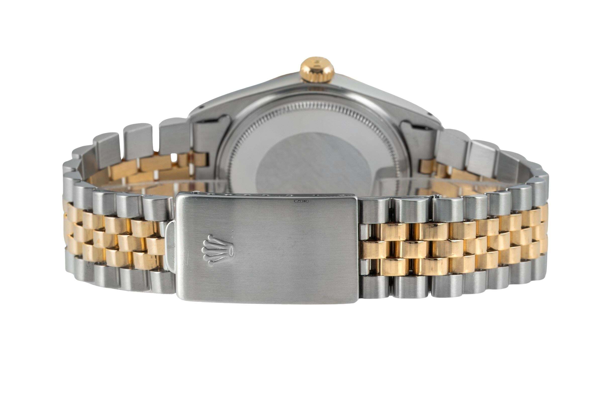 Thumbnail von Rolex Datejust 36 Oyster Perpetual Stahl / Gold Automatik Ref 16013 B&P 1981