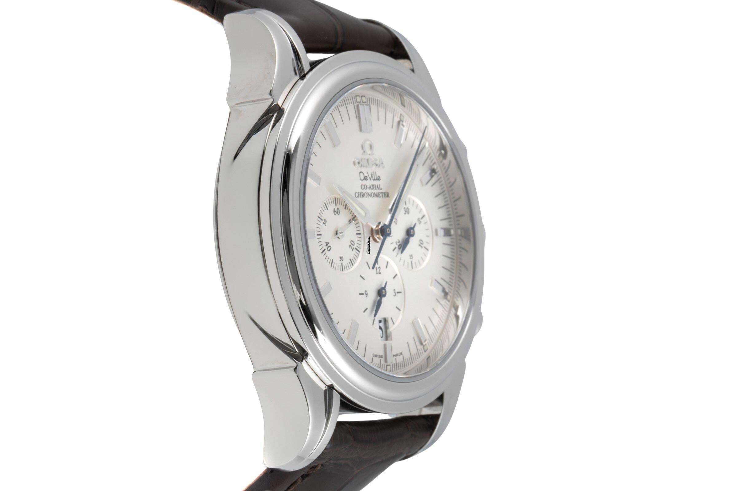 Thumbnail von Omega De Ville Co-Axial Chronograph Co-Axial Automatik Stahl Herrenuhr Ref 4841.31.00 B&P