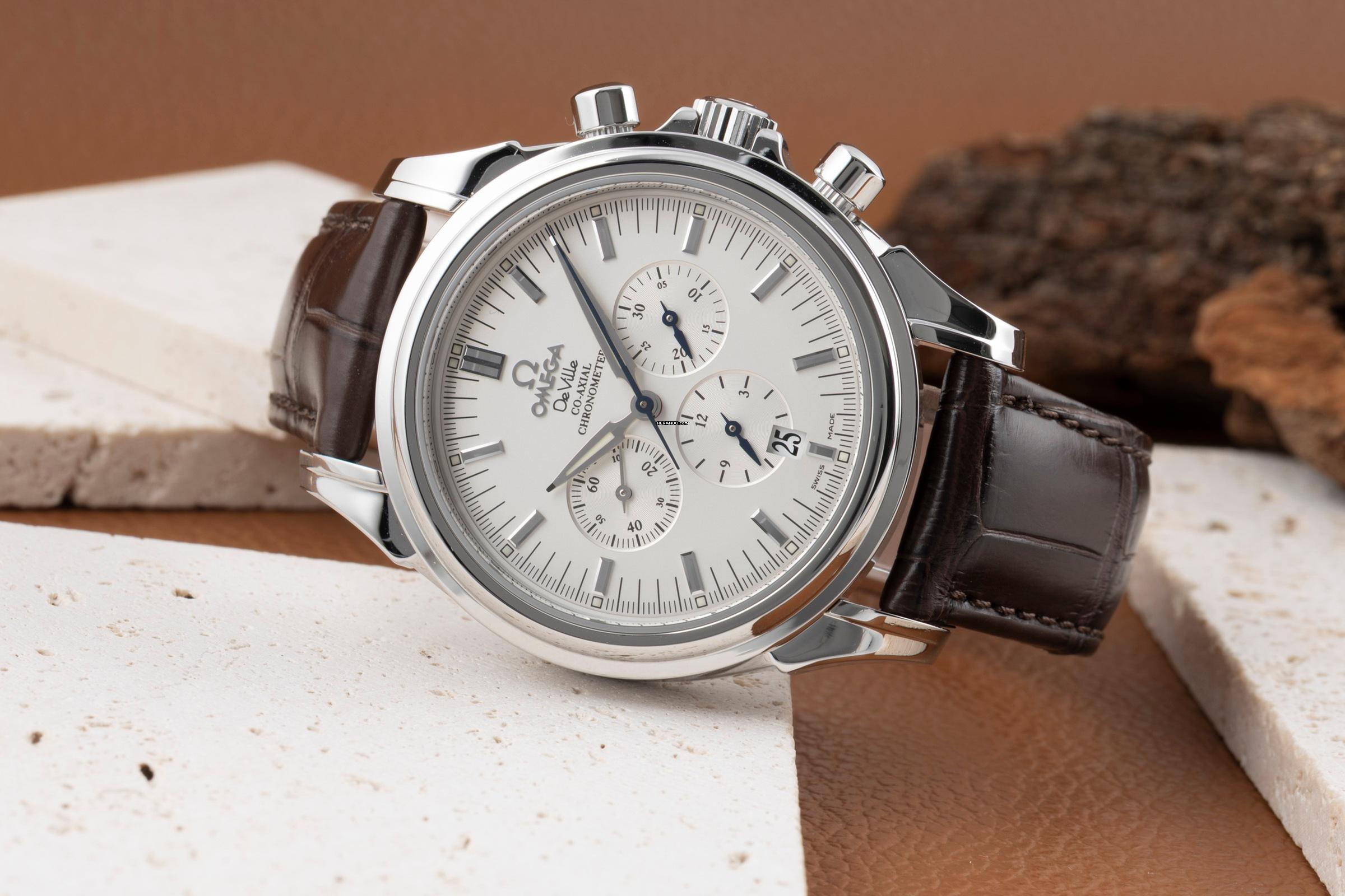 Thumbnail von Omega De Ville Co-Axial Chronograph Co-Axial Automatik Stahl Herrenuhr Ref 4841.31.00 B&P