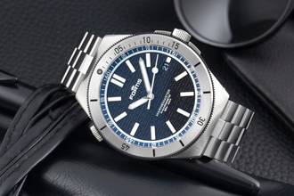 Thumbnail von Fortis Marinemaster M-44 Ocean Blue Stahl Automatik Herrenuhr Ref. F8120022 B&P