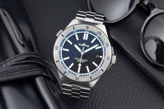Thumbnail von Fortis Marinemaster M-44 Ocean Blue Stahl Automatik Herrenuhr Ref. F8120022 B&P