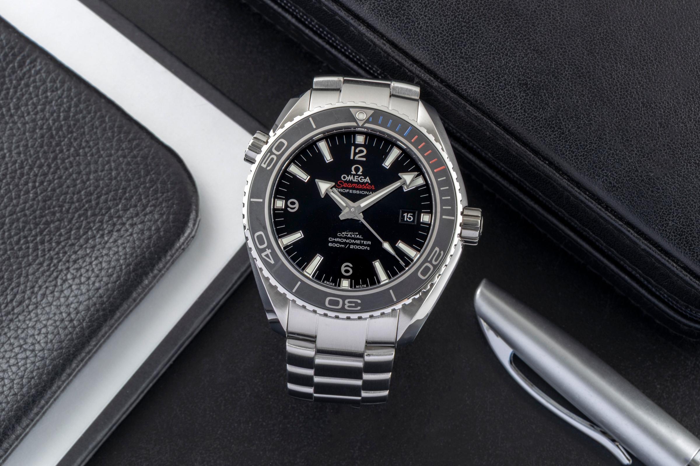 Thumbnail von Omega Seamaster Planet Ocean Olympic Games Sochi 2014 522.30.46.21.01.001 B&P