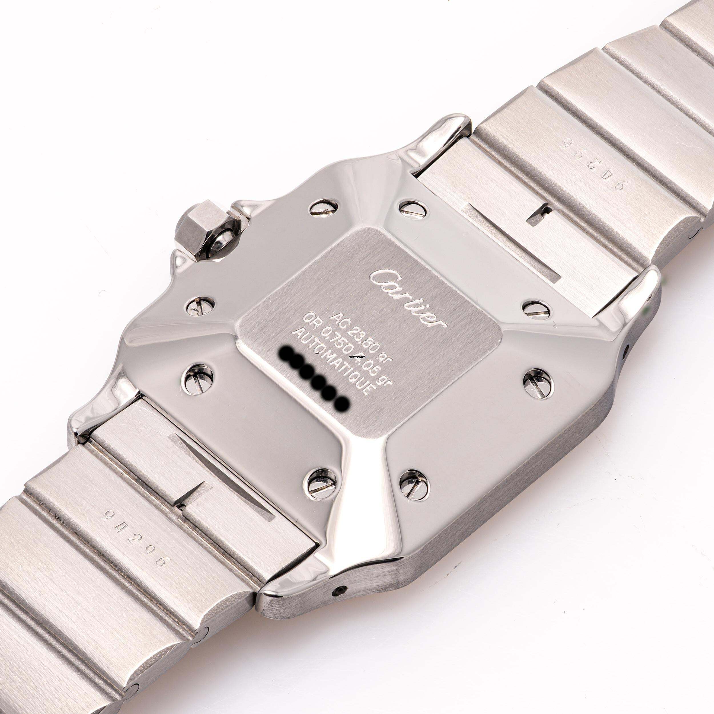 Thumbnail von Cartier Santos Carree 29x41 – 2961 – like NEW – Cartier Service 2025