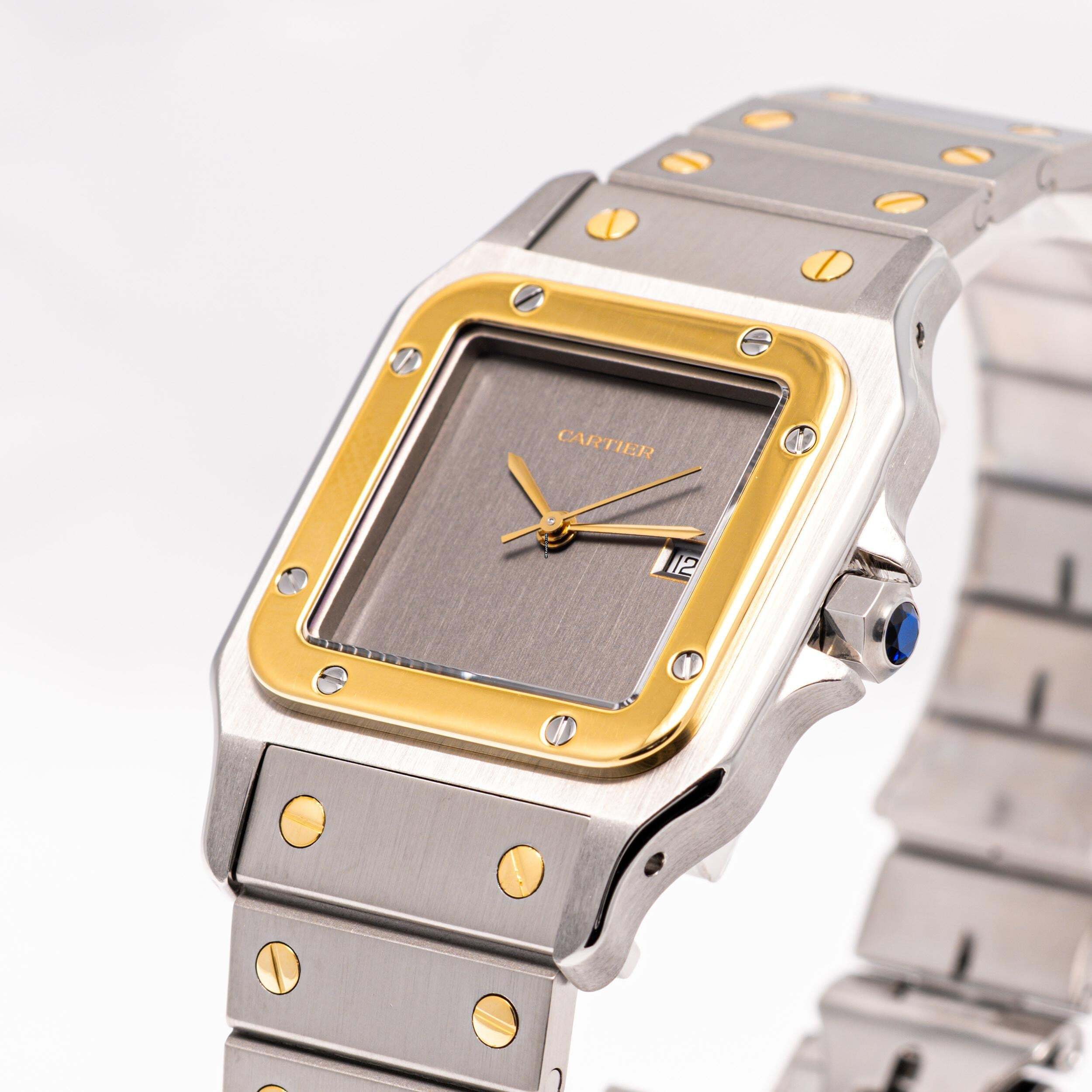 Thumbnail von Cartier Santos Carree 29x41 – 2961 – like NEW – Cartier Service 2025