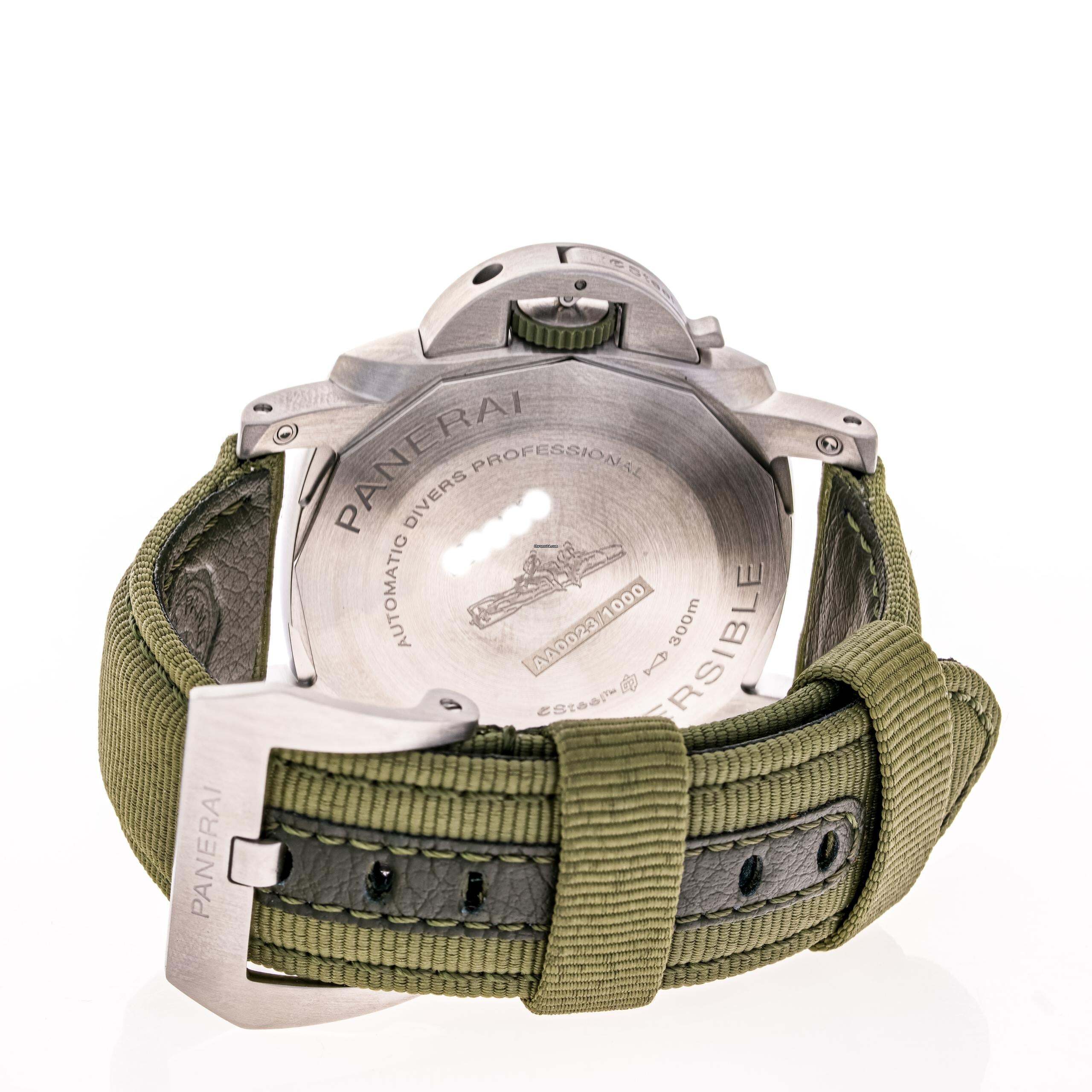 Thumbnail von Panerai Submersible Quarantaquattro Verde 44 – PAM 01287 – like NEW – 11/2022 Full Set