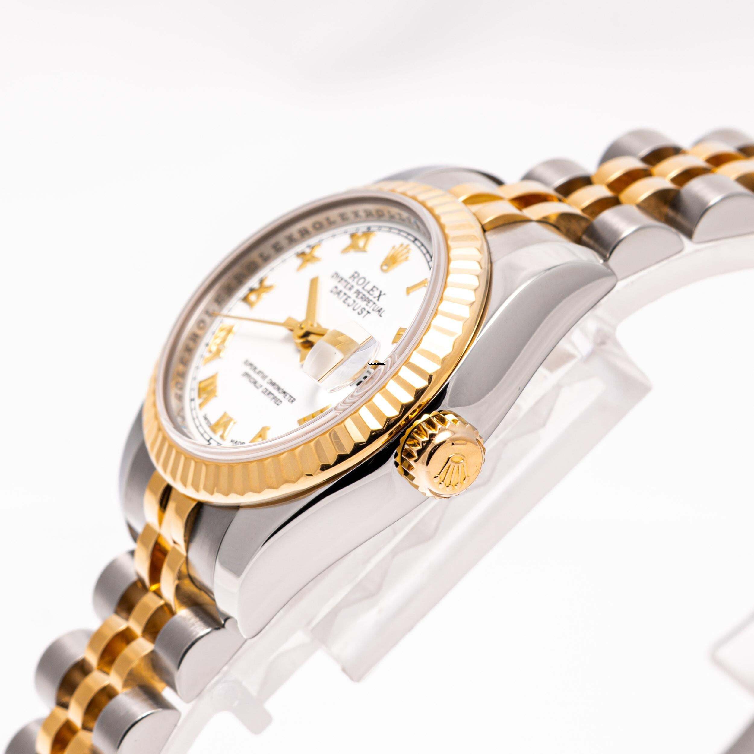 Thumbnail von Rolex Lady-Datejust 26 Steel Gold – 179173 – like NEW – 11/2006 Full Set Lc100