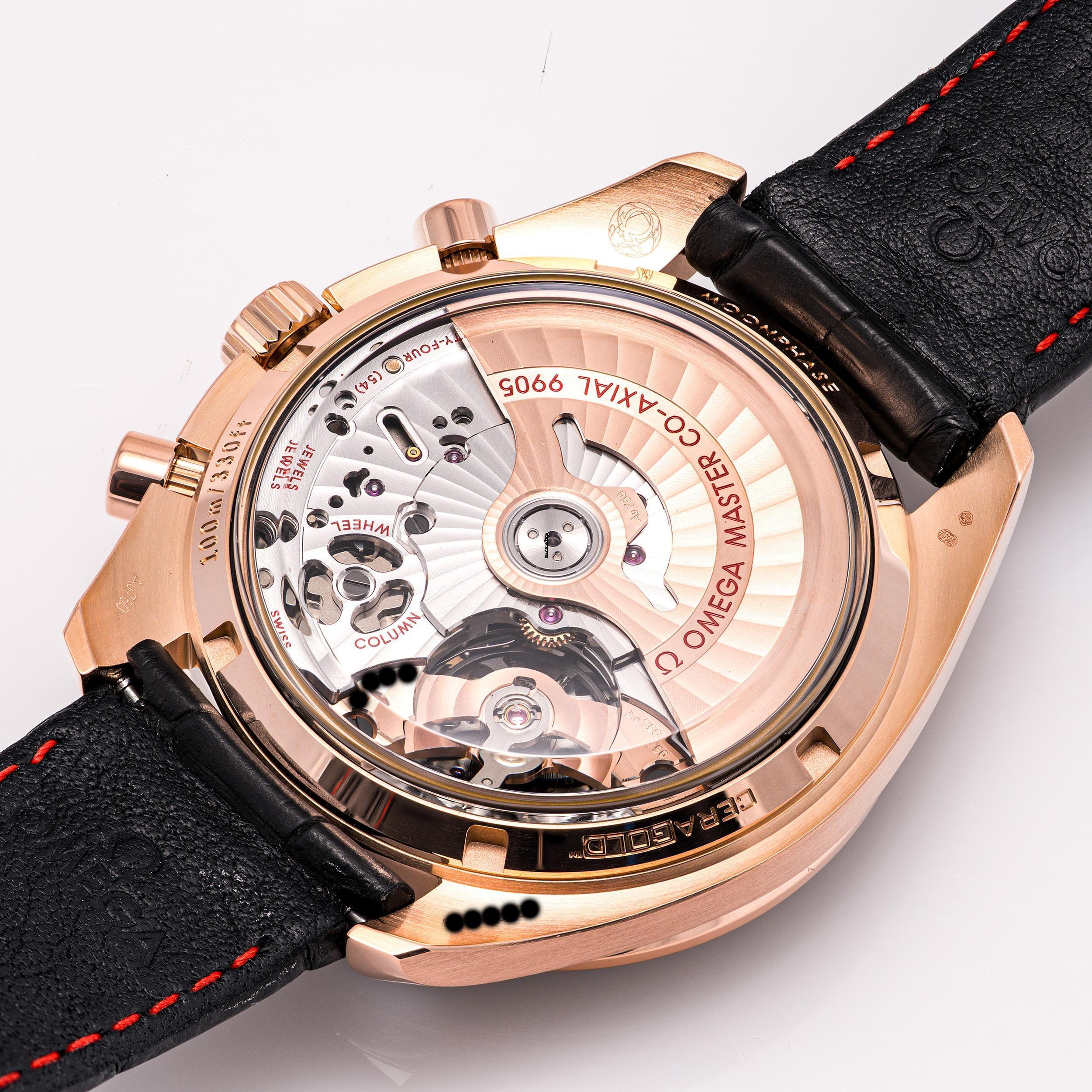 Thumbnail von Omega Speedmaster Moonphase Rosegold 44 – 304.63.44.52.01.001 – like NEW – 07/2019 Full Set