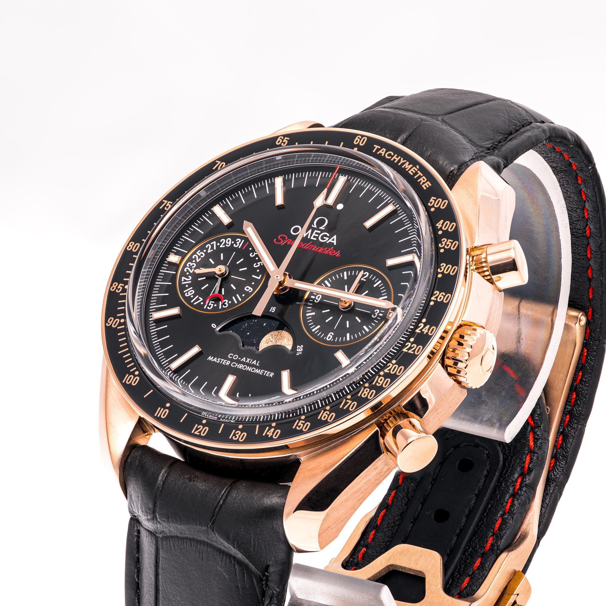Thumbnail von Omega Speedmaster Moonphase Rosegold 44 – 304.63.44.52.01.001 – like NEW – 07/2019 Full Set