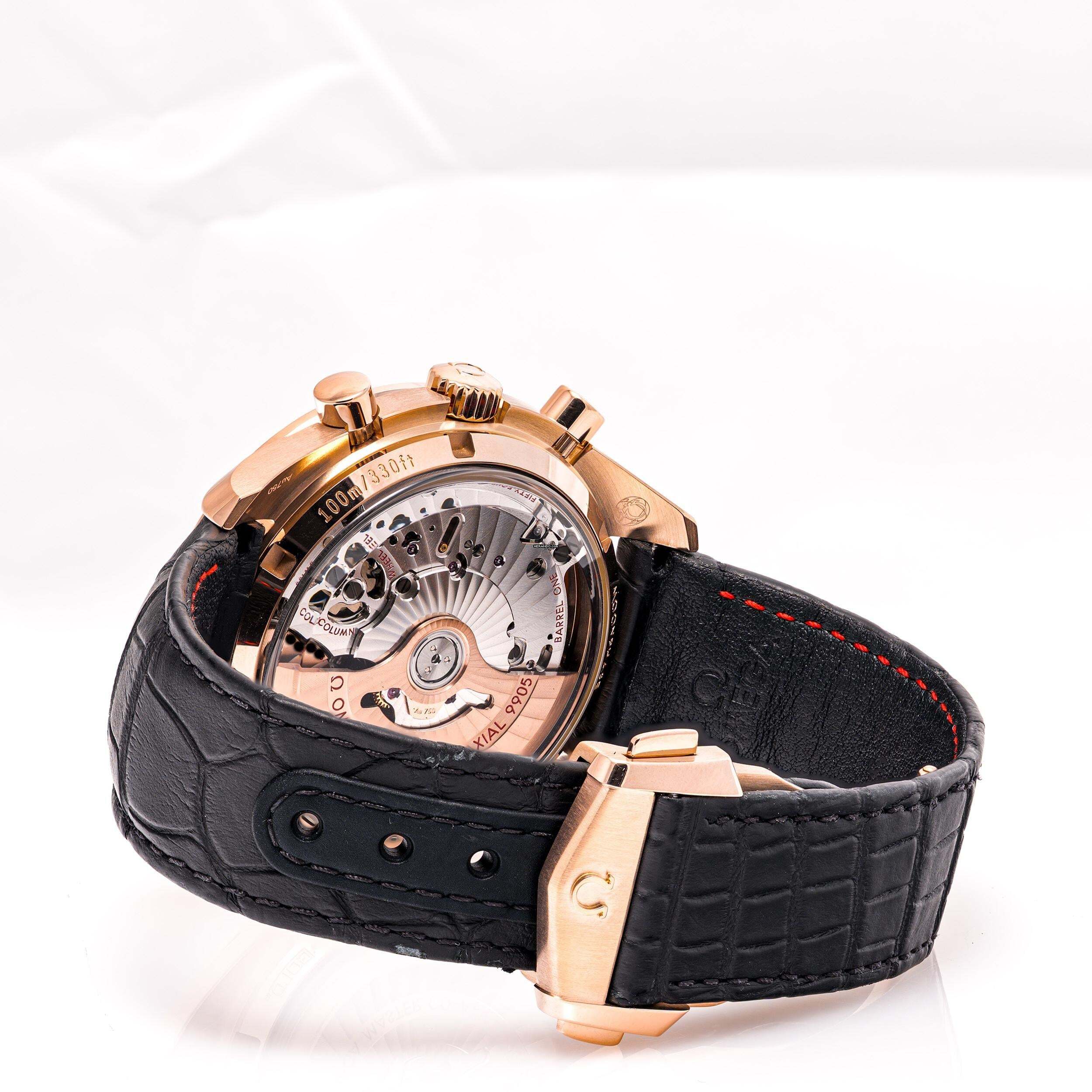 Thumbnail von Omega Speedmaster Moonphase Rosegold 44 – 304.63.44.52.01.001 – like NEW – 07/2019 Full Set